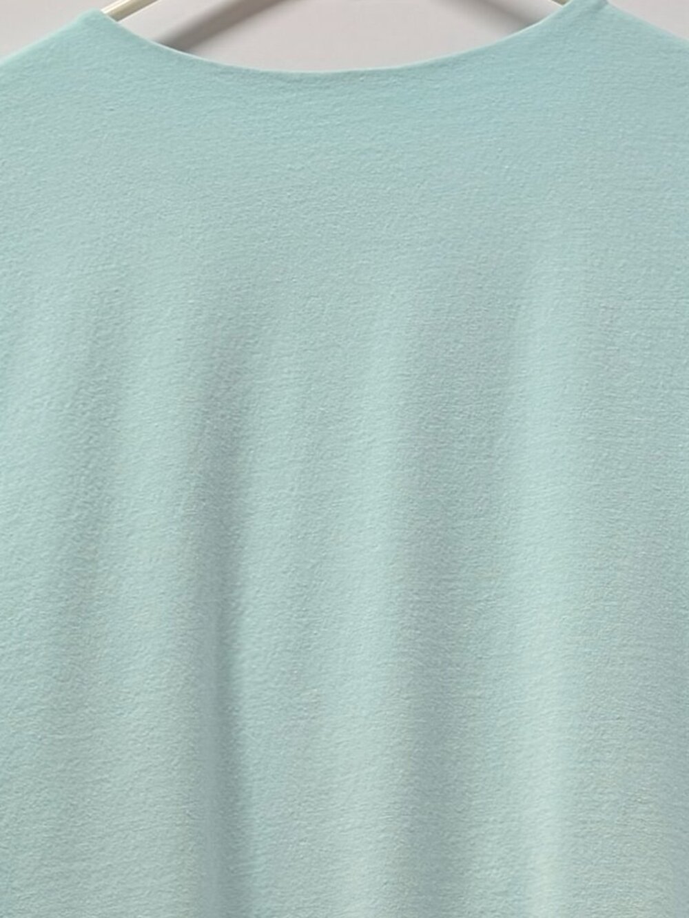 Soft Surroundings “Alyssa Knit Tank” Sleeveless Blouse In Aqua Tint - Picture 7 of 8
